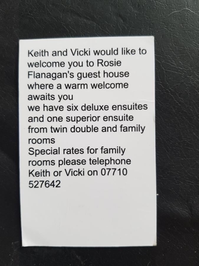 Rosie Flanagan'S Bed and Breakfast Skegness Eksteriør billede